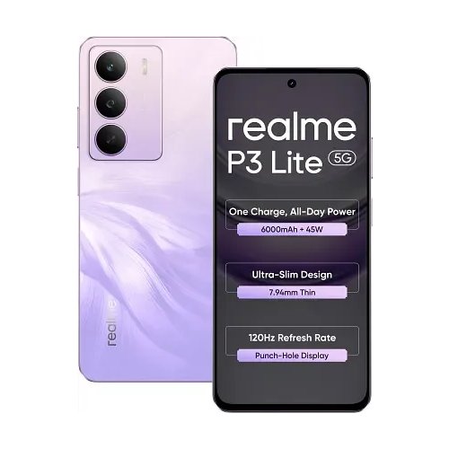 Realme P3 Lite 5G (Purple Blossom, 128 GB) (4 GB RAM)