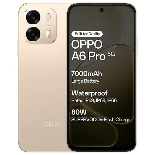 Oppo A6 Pro 5G (Aurora Gold, 256 GB) (8 GB RAM)