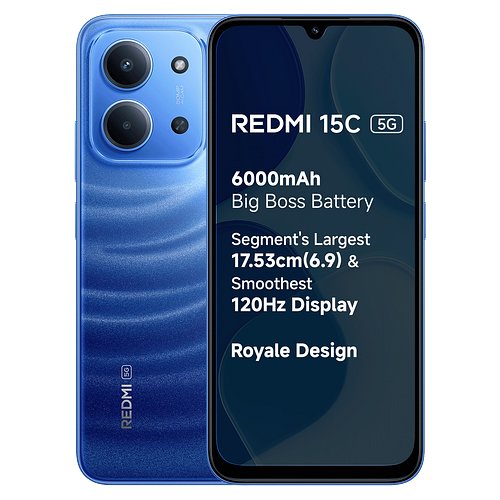 Redmi 15C 5G (Moonlight Blue, 128 GB) (4 GB RAM)