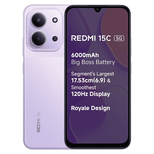 Redmi 15C 5G (Dusk Purple, 128 GB) (6 GB RAM)