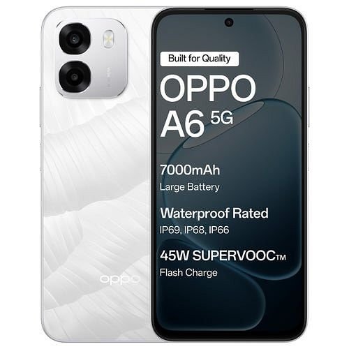 Oppo A6 5G 6GB RAM 256GB Ice White