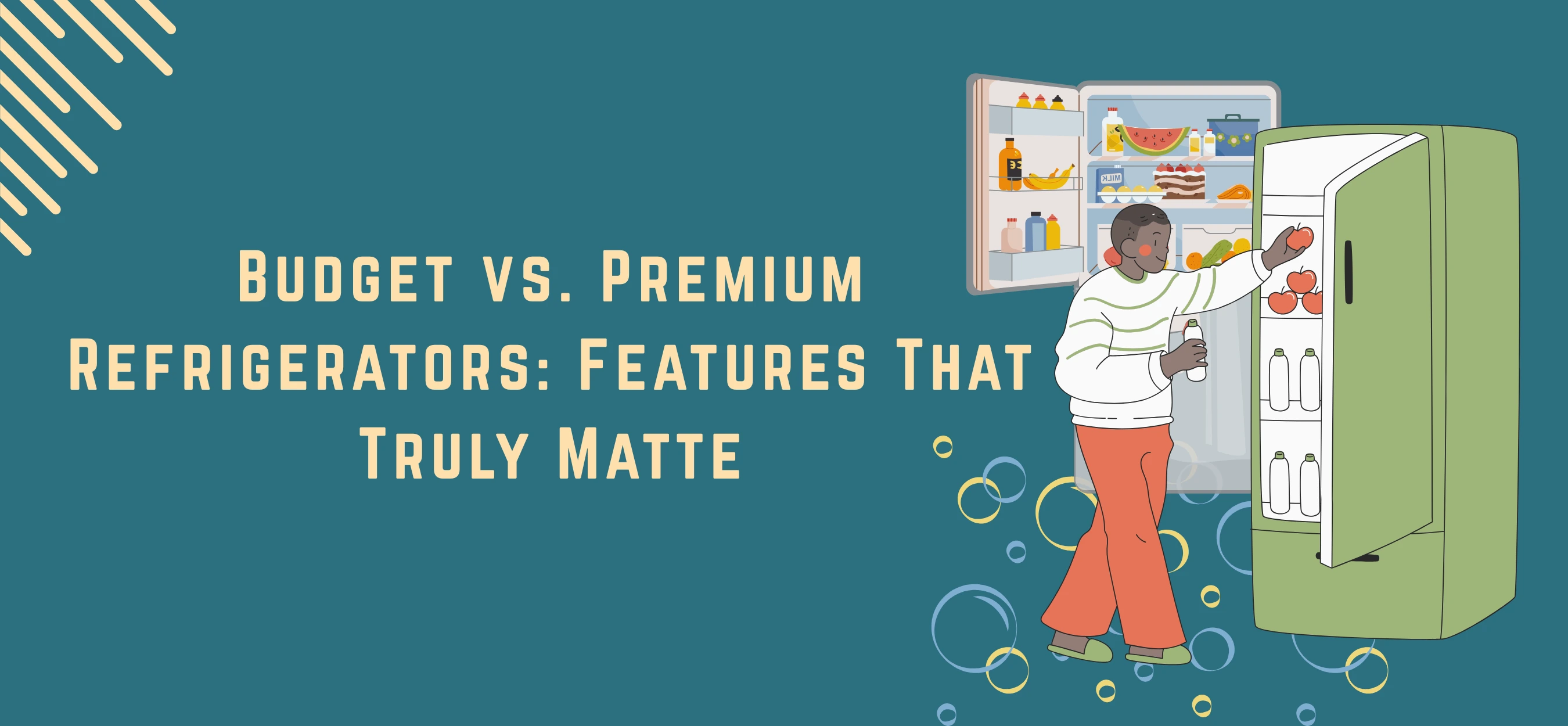 Budget vs. Premium Refrigerators: Features That Truly Matter
