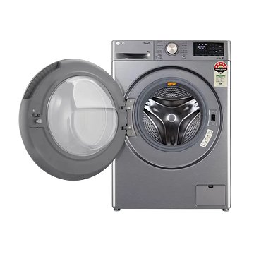 LG 9Kg Front Load Washing Machine with AI Direct Drive™ - Platinum Silver (FHP1209Z7P)