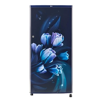 LG 185 L Direct Cool Single Door Refrigerator (Blue Tulip, GL-B199OBTB)