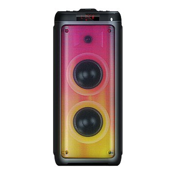 Intex BoomBox 5000 Wireless Mic, RGB Lightning 70 W Bluetooth Party Speaker (Black, Stereo Channel)