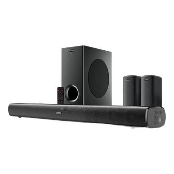 Intex Beast 20000 Soundbar Wired 200 W Bluetooth Soundbar (Black, 5.1 Channel)