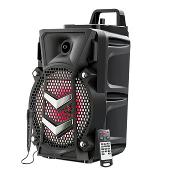 Intex T-150 Trolley Speaker with USB/FM/AUX/TF/MIC/BT