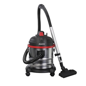 Agaro Ace 1600W Wet & Dry Vacuum Cleaner (Grey and Black)