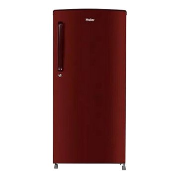 Haier 165 L 1-Star Direct Cool Single Door Refrigerator (HRD-1861BBR-N, Red)