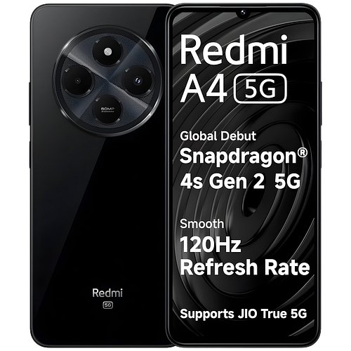 Redmi A4 5G (Starry Black, 64GB Storage, 4GB RAM)