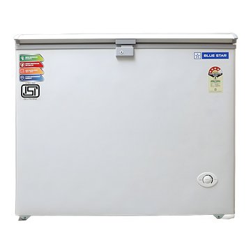Blue Star CF4-230NEYW Single Door Deep Freezer (200 Liter, White, 4-star)