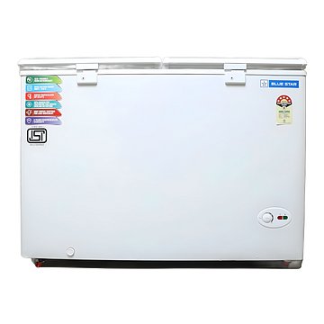 Blue Star CF5-330NEWY 300 liters Double Door Deep Freezer (310 Liter, White, 5-Star)