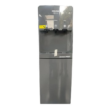 Voltas Floor Mounted Water Dispenser Minimagic with Cooling Cabinet (Spring RV+, 3 Modes, Grey)