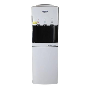 Voltas Floor Mounted Water Dispenser Minimagic with Cooling Cabinet (Spring FS +, 3 Modes, White) ( Modal: FV +)