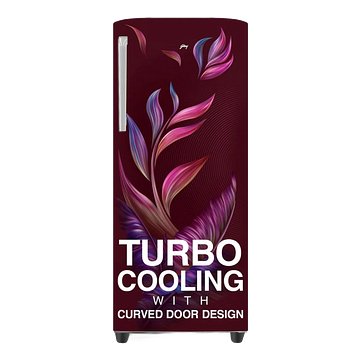 Godrej 238 L 3 Star Turbo Cooling Technology Ensuring Faster Cooling Direct Cool Single Door Refrigerator With Advanced Inverter Technology (RD EMARVEL 260C THI FU WN, Fusion Wine)