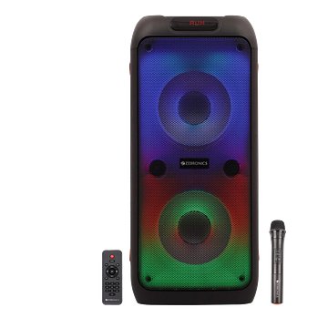 Zebronics Vibe Portable Party with a 2.54cm Tweeter Speaker (Black, Mono Channel)
