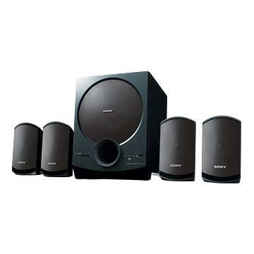 Sony 4.1 D40 Channel Multimedia Speaker System with Bluetooth (Black)