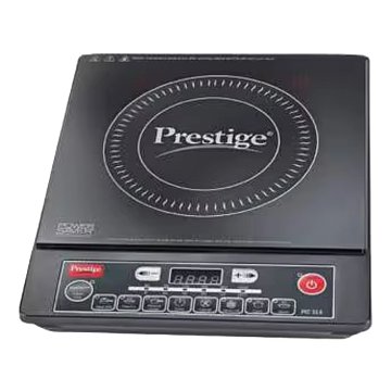 Prestige 1900 W Induction Cooktop Push Button (Black, PIC 33.0 with Unique Dual Heat Sensors & Indian Menu Options)