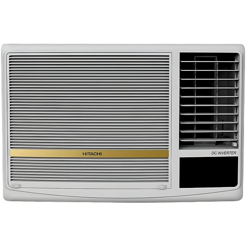 Hitachi Shizuka 1.5 Ton Class 5 Star, Window Inverter AC (100% Copper, 100% cooling at 43 degree Celsius, RAW518HHEO, White)