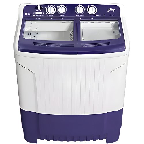 Godrej Edge 7.5 Kg 5 star Semi-Automatic Top Loading Washing Machine Appliance (WSEDGE 75 5.0 TB3 M ROBL, Toughened Glass Lids)