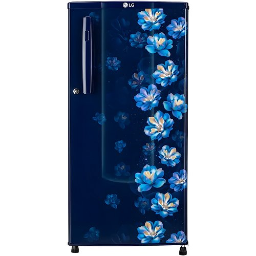 LG 180L, 1 Star, Blue Jasmine, Direct Cool Single Door Refrigerator GL-B181OBJB