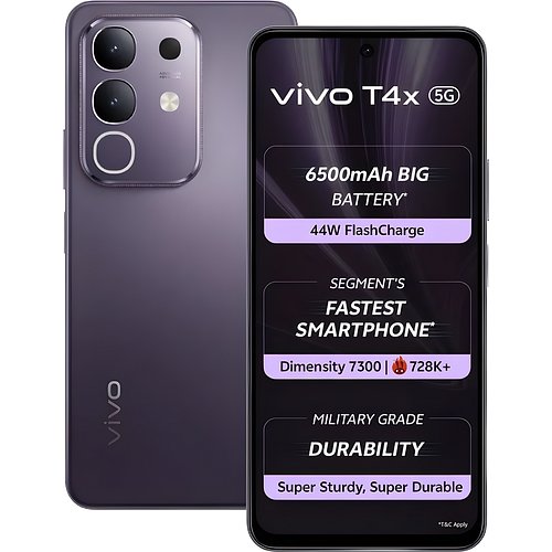 Vivo T4x 5G (Pronto Purple, 128 GB) (6 GB RAM)