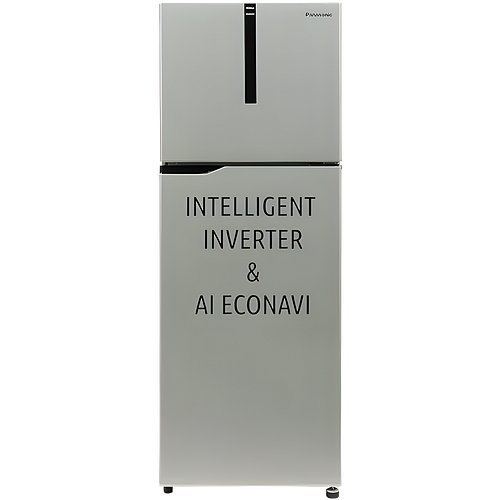 Panasonic Double Door Refrigerator 309 L 2 Star NR-TG322BVHN Electric Grey 6-Stage Smart Inverter Frost-Free