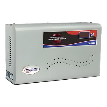 Microtek EM4110 For AC upto 1.5 Ton (110 V – 300V) Voltage Stabilizer (Grey)