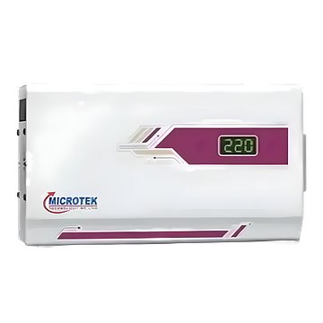 Microtek Pearl EM 5150+ Voltage Stabilizer upto 1.5 Ton Working Power 150V–280V (White)