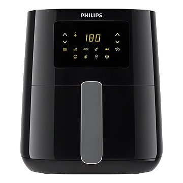 Philips Essential Air Fryer HD9252/70 with Rapid Air Technology, uses up to 90% less fat, 7 Presets Touch Screen