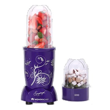 Wonderchef Nutri-blend Purple 2 Jar, Sipper Jar