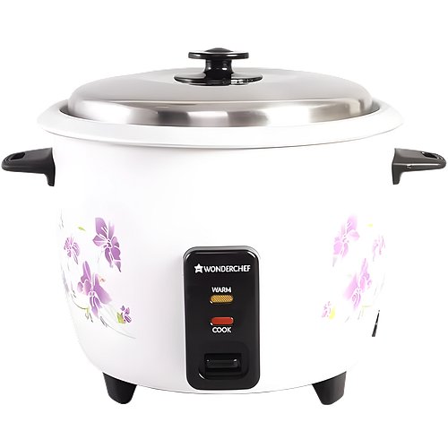 Wonderchef Nutri Cook Rice Cooker With Single Bowl, 1.8 Litres, 2 Years Warranty, White
