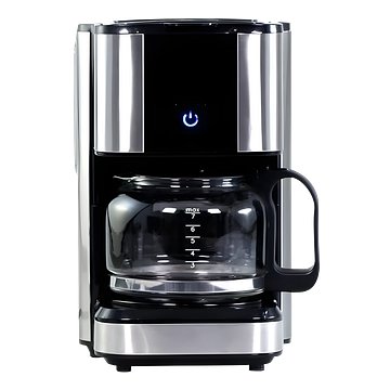 Wonderchef Regalia Brew Coffee Maker 550 W|Stainless Steel Body|700ml Borosilicate Glass Carafe|3-in-1 Filter Coffee, Espresso, Cappuccino|7 Cups Coffee|Black & Silver|2 Year Warranty