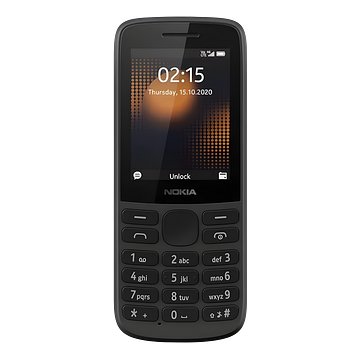 Nokia 215 DS 4G Keypad Phone with Long Battery Life, Wireless FM Radio (Black)