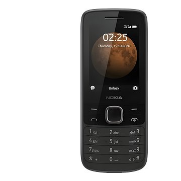 Nokia 225 4G DS Keypad Mobile with Long Battery Life, Built-in Camera (Black)
