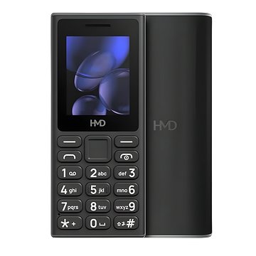 HMD 105 Keypad Phone with Built-in UPI App, Phone Talker, Long-Lasting Battery, Wireless FM Radio | Black