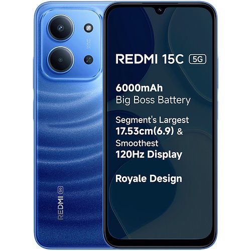Redmi 15C 5G (Moonlight Blue, 128 GB) (4 GB RAM)