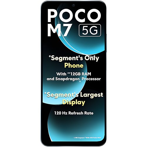POCO M7 5G (Ocean Blue, 128 GB) (8 GB RAM)