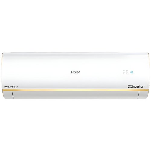 Haier 1.6 Ton 5 Star Split Inverter with Anti Bacterial Filter, 60 High Ambient Performance, 20 Mtrs Air Throw,Super Heavy Duty AC - White (HS19K-PYSG5BN-INV/HU19-5BN-INV, Copper Condenser)