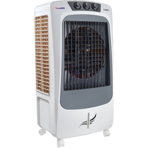 Lazer Pioneer Desert Air Cooler 75 L 200 W 1300 RPM 457 mm (18 inch), White & Light Grey