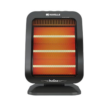 Havells Inclino 1200 Watt 3 Rod Halogen Heater (Black)