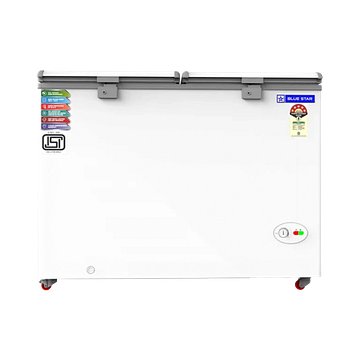 Blue Star 360 Litres 5 Star Double Door Convertible Deep Freezer 2024 Model (Stabilizer Free Operation, CF5-396NEYW, White)