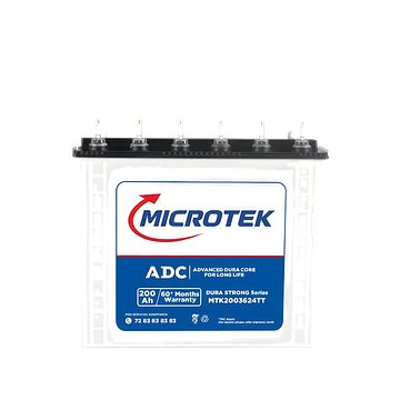 Microtek Dura Strong M2003624TT | 200Ah Tall Tubular Inverter Battery with Advanced Dura Core Technology for Longer Battery Life with 60 Months of Warranty...