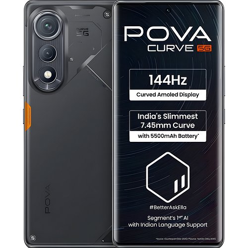 Tecno Pova Curve 5G (Geek Black, 128 GB) (8 GB RAM)