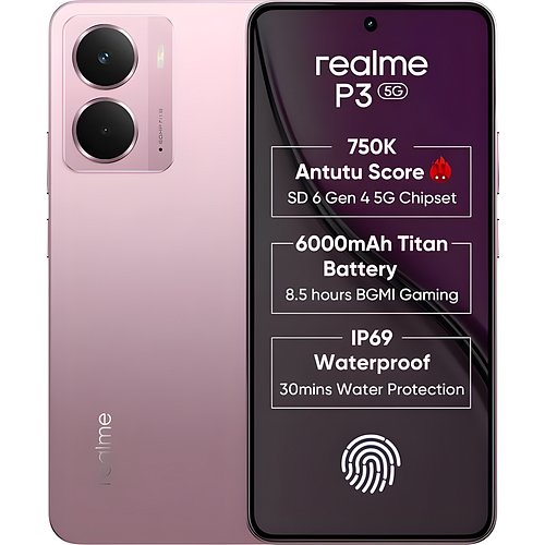 Realme P3 5G (8GB + 256GB) Nebula Pink
