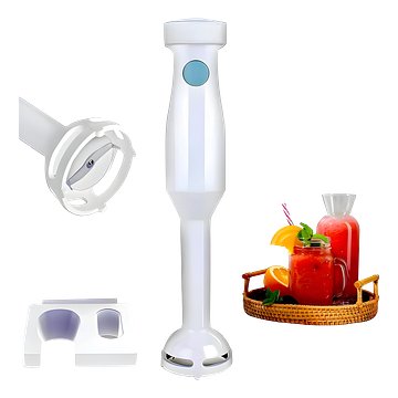 Phynix Frendz-HHB442 Electric Hand Blender 250Watt PowerFul Super Silent DC Motor Portable Single Speed Large Immersion Chopper For Smoothies Juices Mixing Blending Chopping Coffee Protien Shake Grind