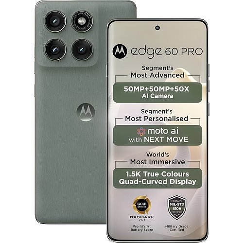 Motorola Edge 60 Pro (Pantone Shadow, 256 GB) (12 GB RAM)