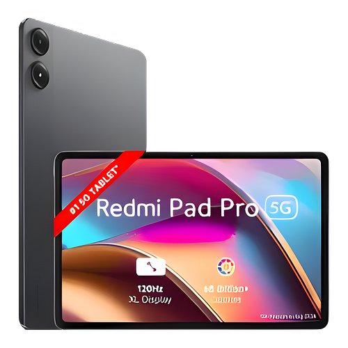 Redmi Pad Pro 5G 8 GB RAM 128 GB ROM 12.1 inch with Wi-Fi+5G Tablet (Graphite Grey)