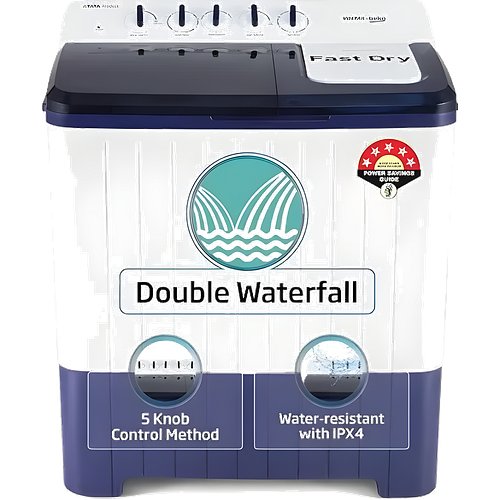 Voltas Beko 12 Kg Semi Automatic Top Load Washing Machine Blue, White (WTT120UPA/BL5KPTD)