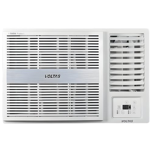 Voltas 1 Ton, 5 Star, Inverter Window AC (Copper, 2-in-1 Adjustable Mode, 2023 Model, 125V Vertis Pearl, White)